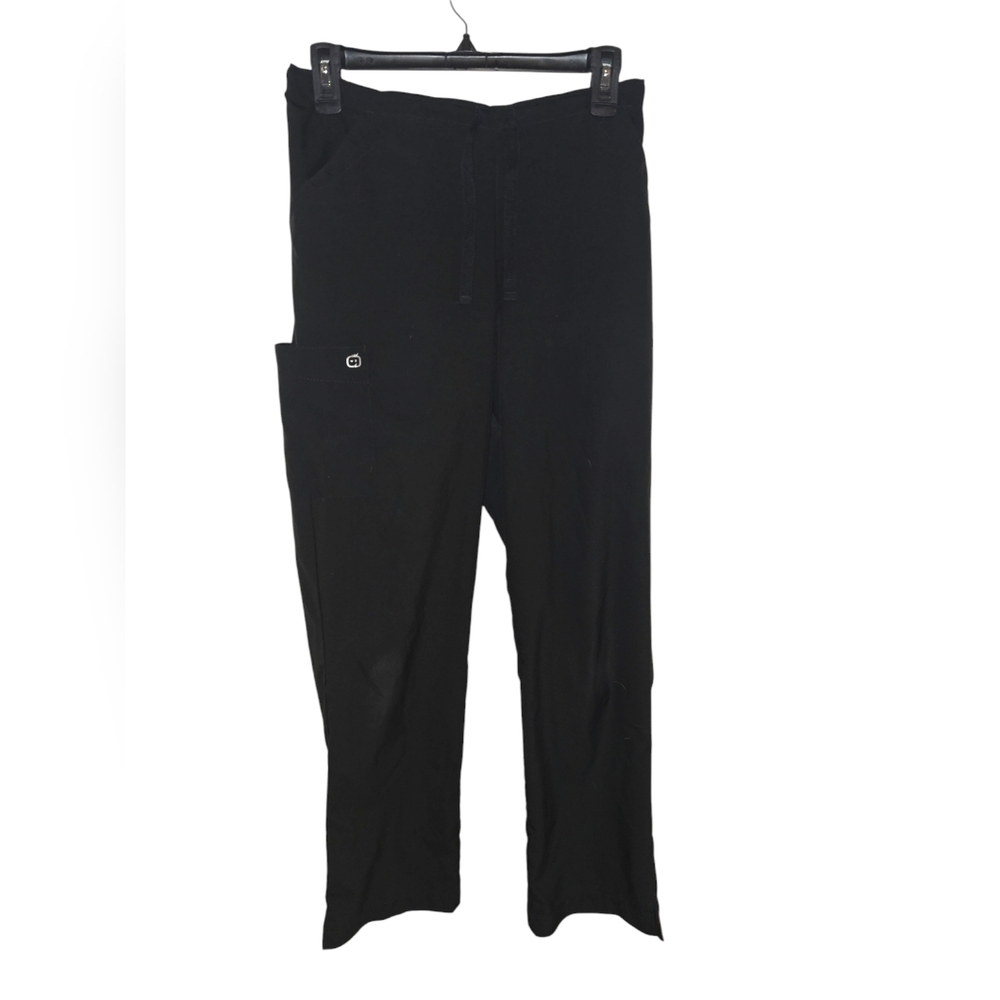 Spread good cheer! Women's black scrubs Medium Made in Madagascar 3 frontal